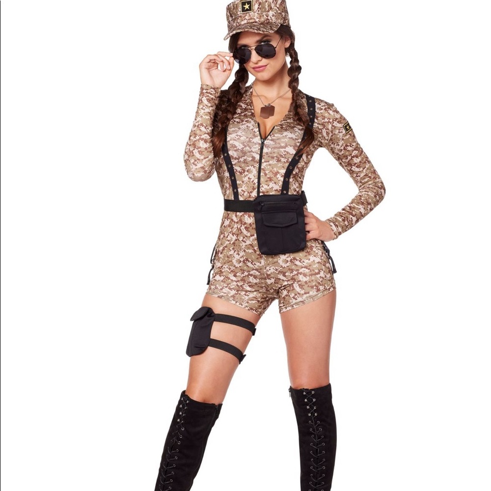 Special Forces Babe Camo Halloween Costume